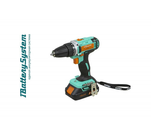 Аккумуляторная дрель Sturm 20 В, 1BatterySystem, 2 акк., 2,0 Ач, кейс CD3620 Аккумуляторная дрель Sturm 20 В, 1BatterySystem, 2 акк., 2,0 Ач, кейс CD3620