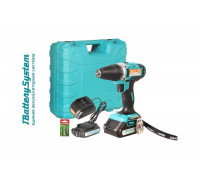 Аккумуляторная дрель Sturm 20 В, 1BatterySystem, 2 акк., 2,0 Ач, кейс CD3620