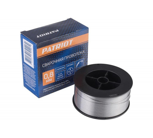 Проволока с флюсом 0.8 мм, 1 кг Patriot 605002208