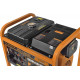 Генератор CARVER PPG-11000DE дизель, LT-1100F, 8,5/9,5 кВт, 220 В, бак 20л, э/старт, колеса, медь 01.020.00025