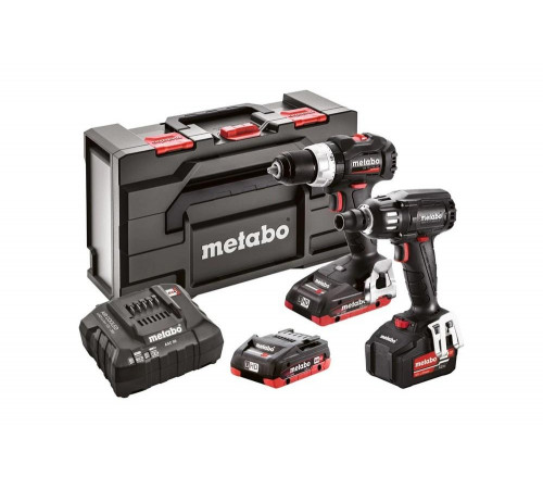 Набор аккумуляторных инструментов Metabo Combo Set SB18LTBLSE+SSW400LTXBLSE 685221960