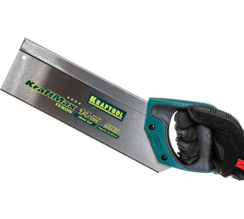 KRAFTOOL 15 TPI, 300 мм, ножовка с обушком для стусла Alligator Tenon 15 15228-30 KRAFTOOL 15 TPI, 300 мм, ножовка с обушком для стусла Alligator Tenon 15 15228-30