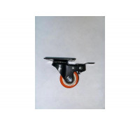 Мебельное колесо TOR SCzb 20 40 мм площадка с тормозом, PVC, полипропиленовый обод, подшипник 1027255