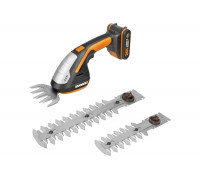 Ножницы для стрижки травы и кустарников WORX 1х2.0 Ач и ЗУ WG801E