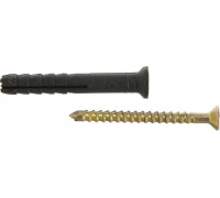 Полипропиленовый дюбель-гвоздь STAYER MASTER потайный бортик, 6x40 мм, 125 шт 30645-06-040