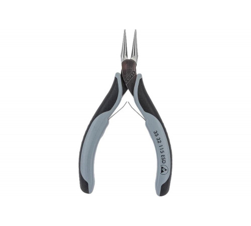 Антистатические захватные круглогубцы для электроники KNIPEX KN-3532115ESD Антистатические захватные круглогубцы для электроники KNIPEX KN-3532115ESD
