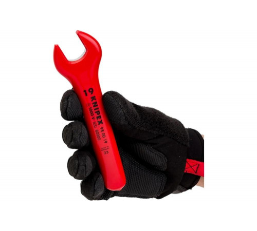 Рожковый ключ 1000 V 19 мм KNIPEX KN-980019 Рожковый ключ 1000 V 19 мм KNIPEX KN-980019