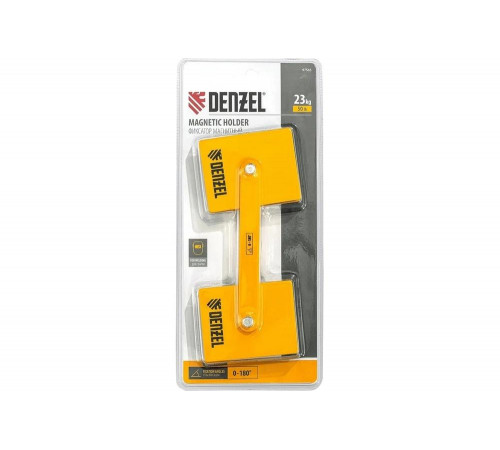 Фиксатор магнитный шарнирный для сварочных работ усилие 2x50 LB Denzel 97565 Фиксатор магнитный шарнирный для сварочных работ усилие 2x50 LB Denzel 97565