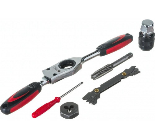 Набор метчиков и плашек SK-5 M3-M12, 1/8"-1/2", кейс, 75 предметов МАСТАК 351-00075C