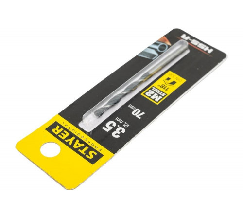 STAYER Ø 3.5 х 70 мм, сверло спиральное по металлу 29602-3.5 Professional STAYER Ø 3.5 х 70 мм, сверло спиральное по металлу 29602-3.5 Professional