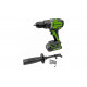 Аккумуляторная дрель-шуруповерт Greenworks GD24DD140 24V безщеточная (без АКБ и ЗУ)
