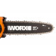Аккумуляторная цепная пила WORX 20в, 25 см, 2ач х1 и зу 2а WG322E.1