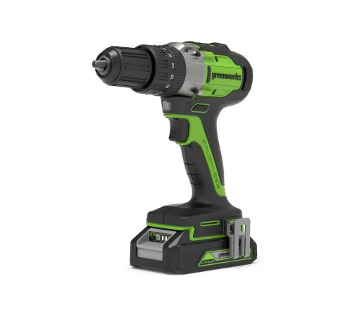 Аккумуляторная дрель-шуруповерт GreenWorks GD24DD60K2 3704107UA Аккумуляторная дрель-шуруповерт GreenWorks GD24DD60K2 3704107UA