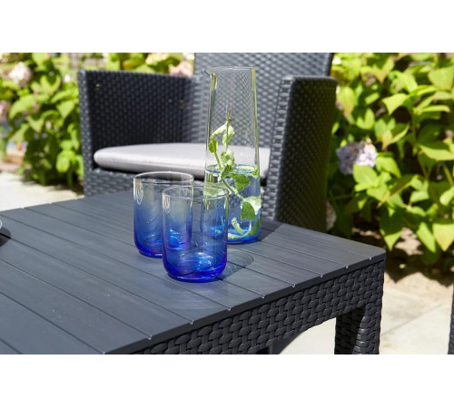 Стол Keter Lyon rattan table графит 232300