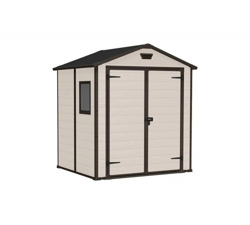 Хозяйственный блок KETER Manor 6x5, DD бежевый 255139 Хозяйственный блок KETER Manor 6x5, DD бежевый 255139