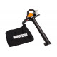 Мощный аккумуляторный пылесос и воздуходувка WORX WG583E.9