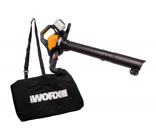 Мощный аккумуляторный пылесос и воздуходувка WORX WG583E.9 Мощный аккумуляторный пылесос и воздуходувка WORX WG583E.9