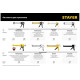 Полуоткрытый алюминиевый пистолет STAYER Professional 310мл 0671
