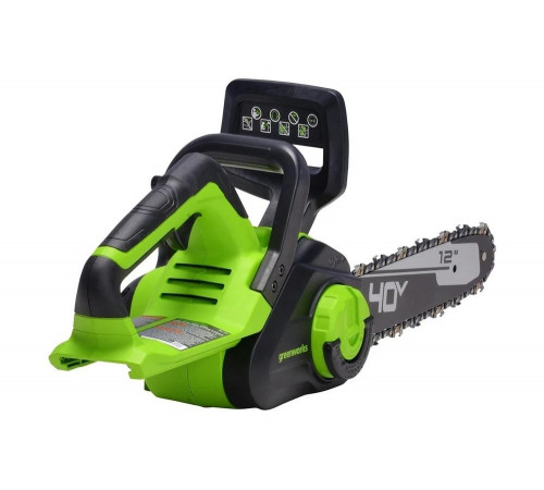 Цепная пила аккумуляторная GreenWorks 40V, 30 см, с 1xАКБ 2Ач c USB и ЗУ 2007807USB2 Цепная пила аккумуляторная GreenWorks 40V, 30 см, с 1xАКБ 2Ач c USB и ЗУ 2007807USB2