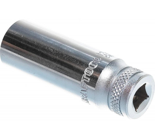 KRAFTOOL 1/4", 12 мм, Cr-V сталь, хромированная, торцовая головка 27817-12_z01