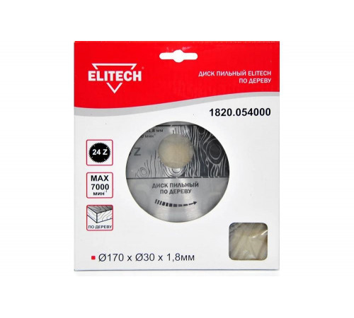Элитный пильный диск 1820.054000 от Elitech