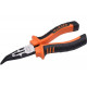 Длинногубцы HARDEN Bulldog изогнутые, профессиональные, CRV, 162 мм 560231