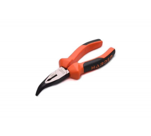 Длинногубцы HARDEN Bulldog изогнутые, профессиональные, CRV, 162 мм 560231 Длинногубцы HARDEN Bulldog изогнутые, профессиональные, CRV, 162 мм 560231