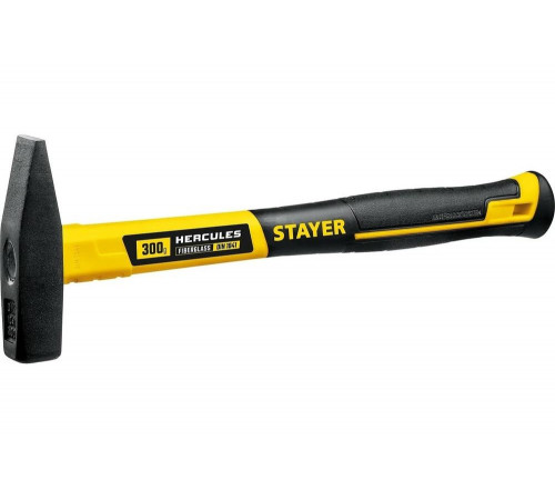 STAYER 300 г, с фиберглассовой рукояткой, молоток слесарный 20050-03_z02 Professional STAYER 300 г, с фиберглассовой рукояткой, молоток слесарный 20050-03_z02 Professional