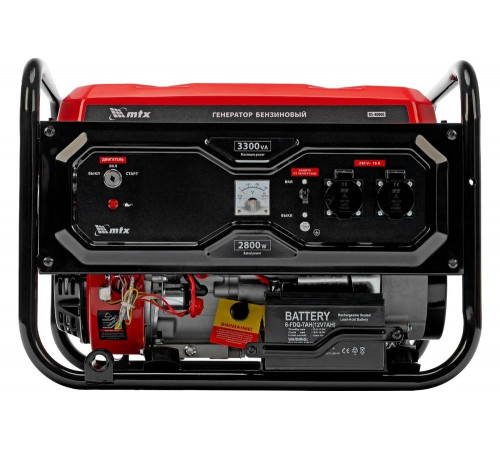 Генератор бензиновый MTX RS-4000E, 3,3 кВт, 230В, электростартер 946125