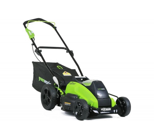 Аккумуляторная бесщеточная газонокосилка Greenworks GD40LM45 2500407 Аккумуляторная бесщеточная газонокосилка Greenworks GD40LM45 2500407
