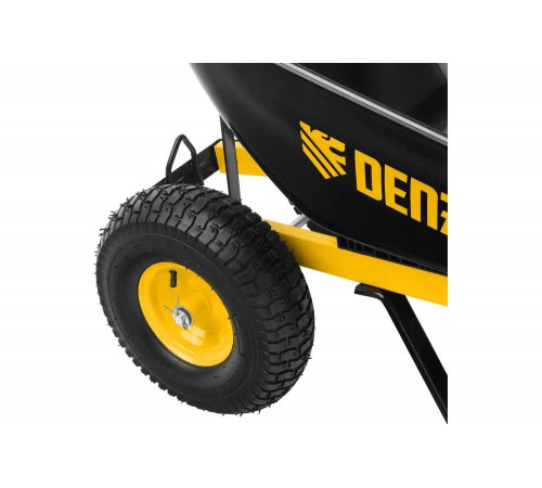 Усиленная двухколесная строительная тачка Denzel объем 140 л, 250 кг, колесо 15x6.00-6 69000 Усиленная двухколесная строительная тачка Denzel объем 140 л, 250 кг, колесо 15x6.00-6 69000