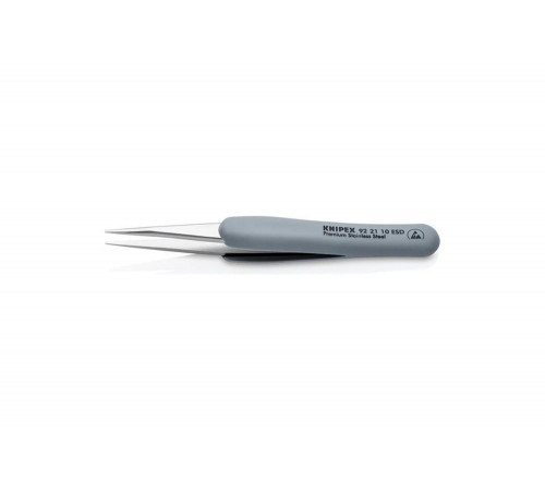 Резиновый пинцет KNIPEX ESD из нержавеющей стали KN-922110ESD Резиновый пинцет KNIPEX ESD из нержавеющей стали KN-922110ESD