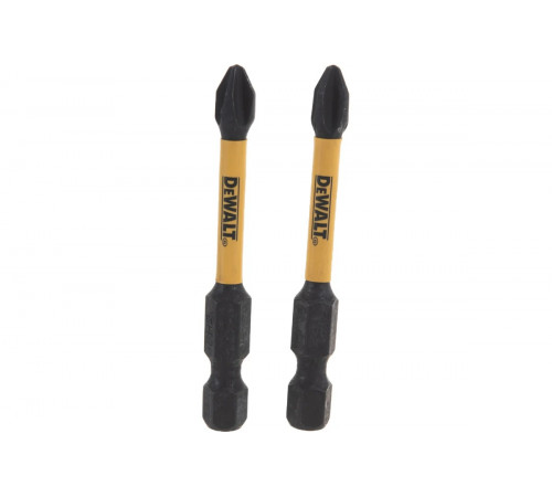Биты ударные IMPACT Torsion Ph2, 57мм, 2шт. DEWALT DT70532T