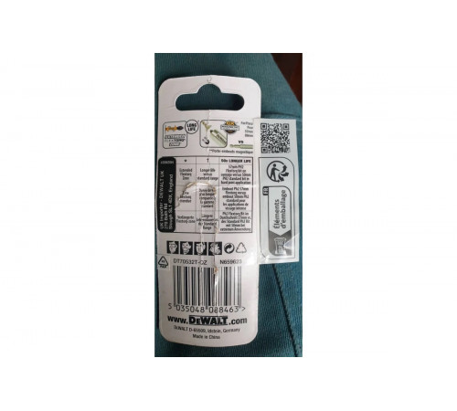 Биты ударные IMPACT Torsion Ph2, 57мм, 2шт. DEWALT DT70532T