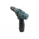 Дрель-шуруповерт аккумуляторная Zitrek Green 12V Max, 12В, 2x2.0Ач 085-1016