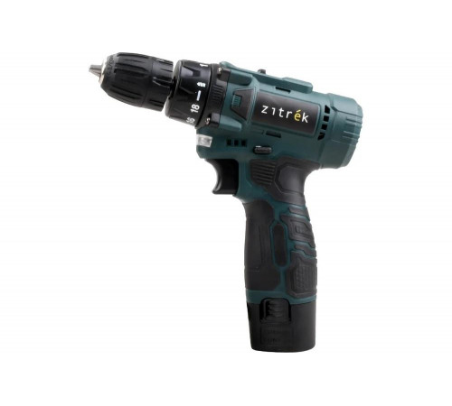 Дрель-шуруповерт аккумуляторная Zitrek Green 12V Max, 12В, 2x2.0Ач 085-1016