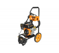 Мойка в/давл. бензиновая CARVER CW-5200G PRO 7лс, 210 бар, 10 л/мин, латунь, самовсас, фрезы 4шт, колеса 01.023.00008
