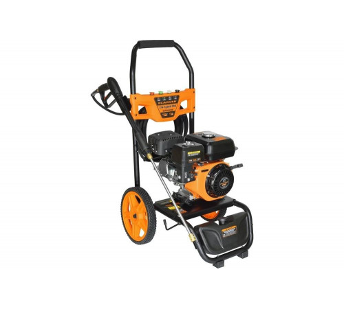Мойка в/давл. бензиновая CARVER CW-5200G PRO 7лс, 210 бар, 10 л/мин, латунь, самовсас, фрезы 4шт, колеса 01.023.00008 Мойка в/давл. бензиновая CARVER CW-5200G PRO 7лс, 210 бар, 10 л/мин, латунь, самовсас, фрезы 4шт, колеса 01.023.00008