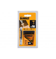 Набор бит 16 шт. пластиковый бокс DEWALT DT71511