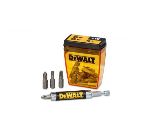 Набор бит 16 шт. пластиковый бокс DEWALT DT71511