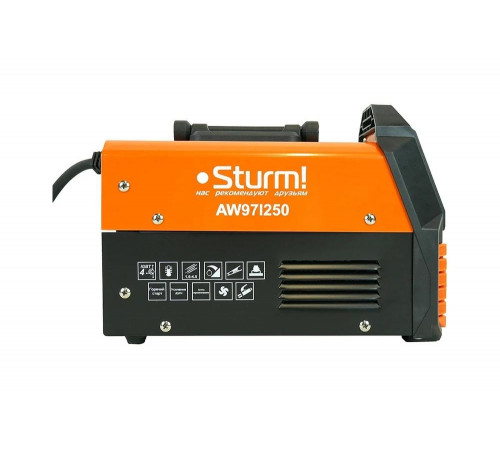 Сварочный инвертор Sturm 250А, ПВ 60%, 170-250В, HotStart/AntiStick/ArcForce AW97I250