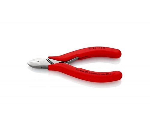 Бокорезы для электроники KNIPEX круглая головка, без фаски KN-7721115N Бокорезы для электроники KNIPEX круглая головка, без фаски KN-7721115N