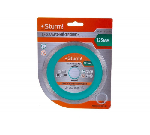 Алмазный диск Sturm 9020-04-125x22-WC Алмазный диск Sturm 9020-04-125x22-WC
