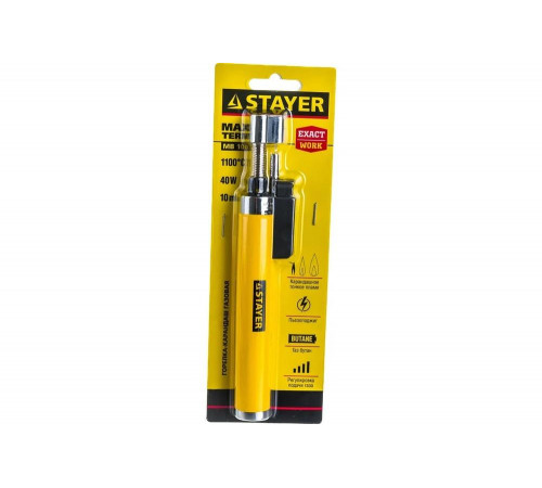 STAYER 1300°C, пьезоподжиг, горелка-карандаш Maxterm 55560 STAYER 1300°C, пьезоподжиг, горелка-карандаш Maxterm 55560