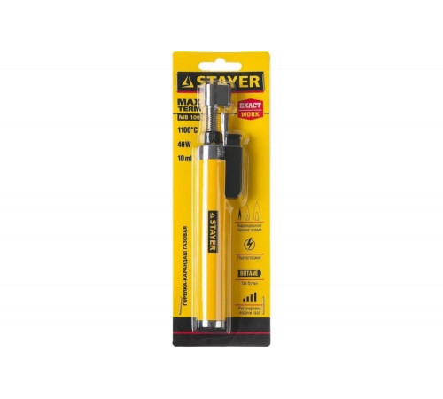 STAYER 1300°C, пьезоподжиг, горелка-карандаш Maxterm 55560 STAYER 1300°C, пьезоподжиг, горелка-карандаш Maxterm 55560