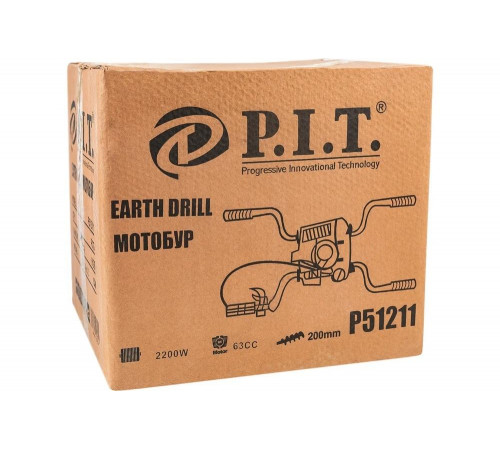 Мотобур P.I.T. P51211