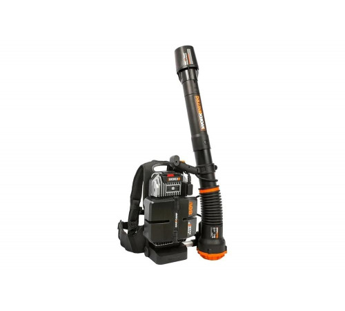 Аккумуляторная воздуходувка бесщеточная WORX WG572Е, 4Ач х1, BASECAMP 4x1, коробка WG572E Аккумуляторная воздуходувка бесщеточная WORX WG572Е, 4Ач х1, BASECAMP 4x1, коробка WG572E