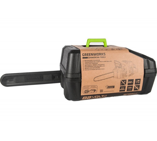 Аккумуляторная бесщеточная цепная пила Greenworks GD82CS50 2001607 Аккумуляторная бесщеточная цепная пила Greenworks GD82CS50 2001607