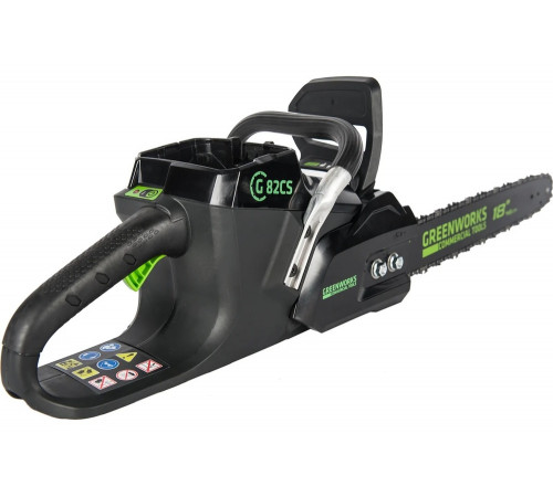 Аккумуляторная бесщеточная цепная пила Greenworks GD82CS50 2001607 Аккумуляторная бесщеточная цепная пила Greenworks GD82CS50 2001607