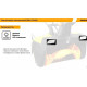 Электрический снегоуборщик DEKO ST2600, 58 см, 2600 Вт, 2 фары 063-4444